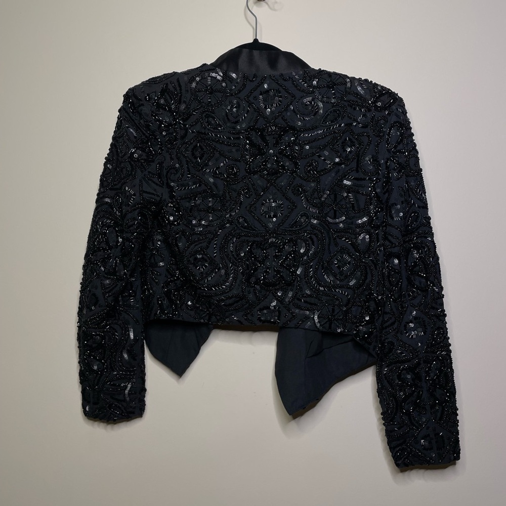 Veronica Beard Delony Beaded Cropped Jacket - Picture 6 of 8